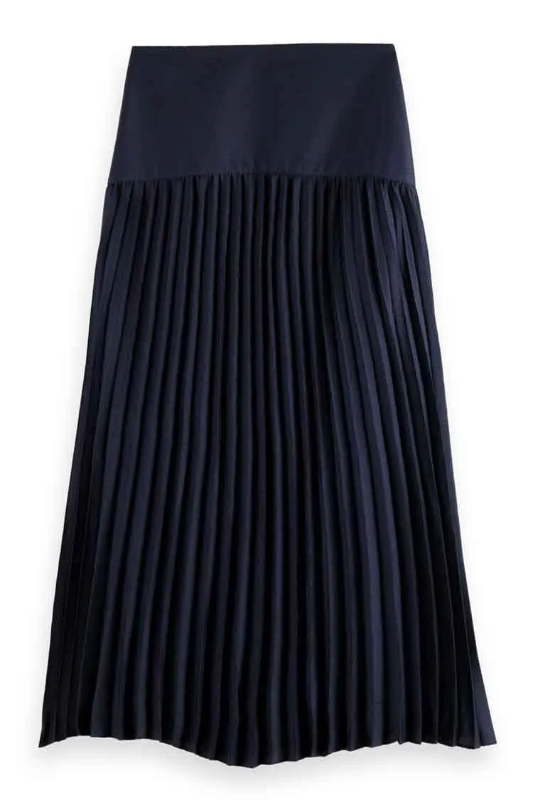 Structured Longer Skirt in Night | FINAL SALE