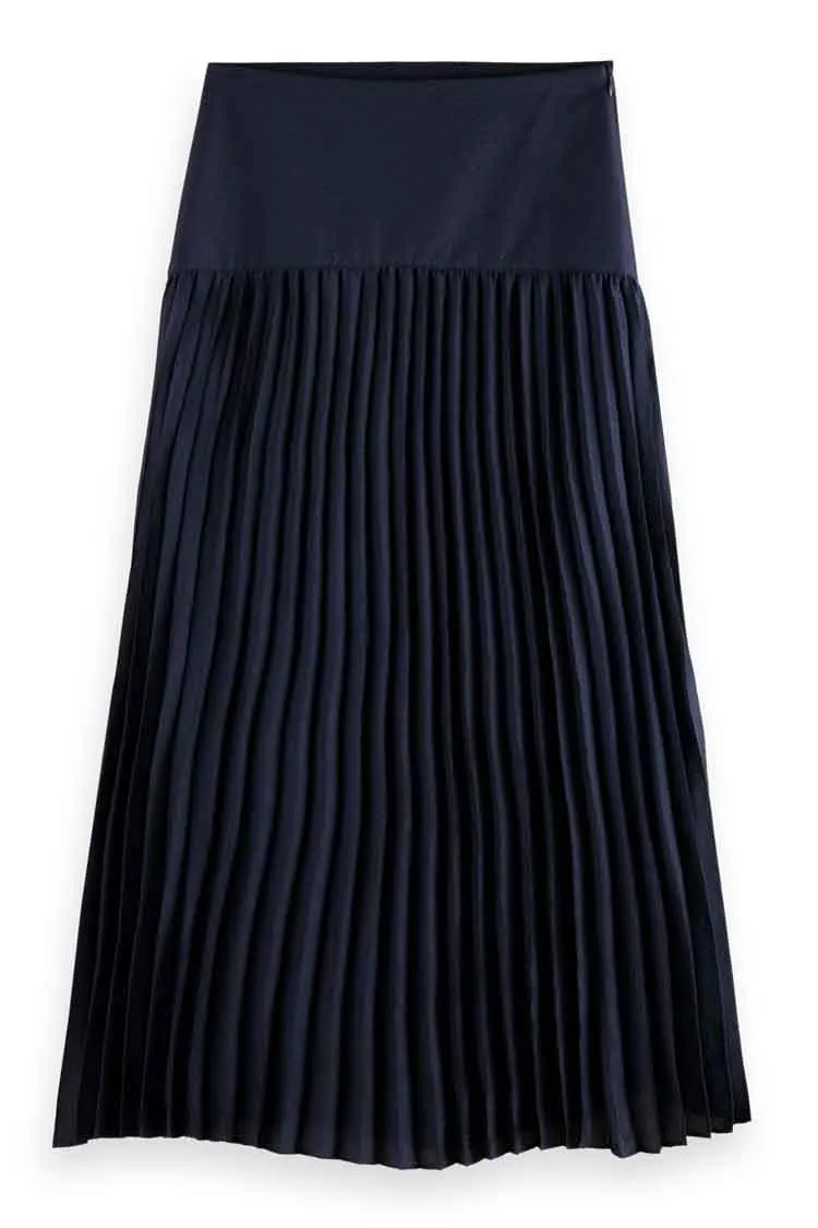 Structured Longer Skirt in Night | FINAL SALE