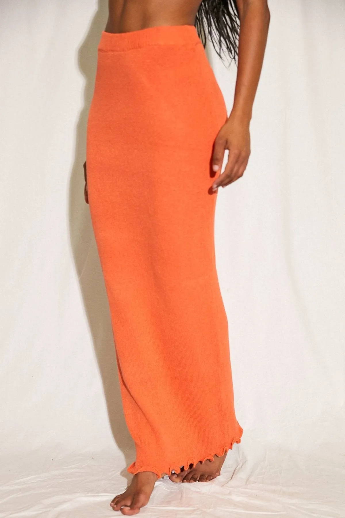 SUNDAYS THE LABEL Womens Primrose Skirt - Orange