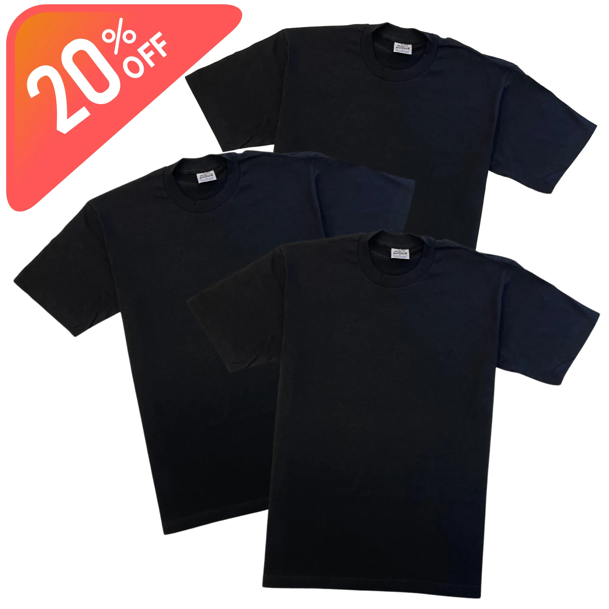 Super Heavy Heavyweight Plain Cotton T-Shirt - Bundle Save upto 20% Off