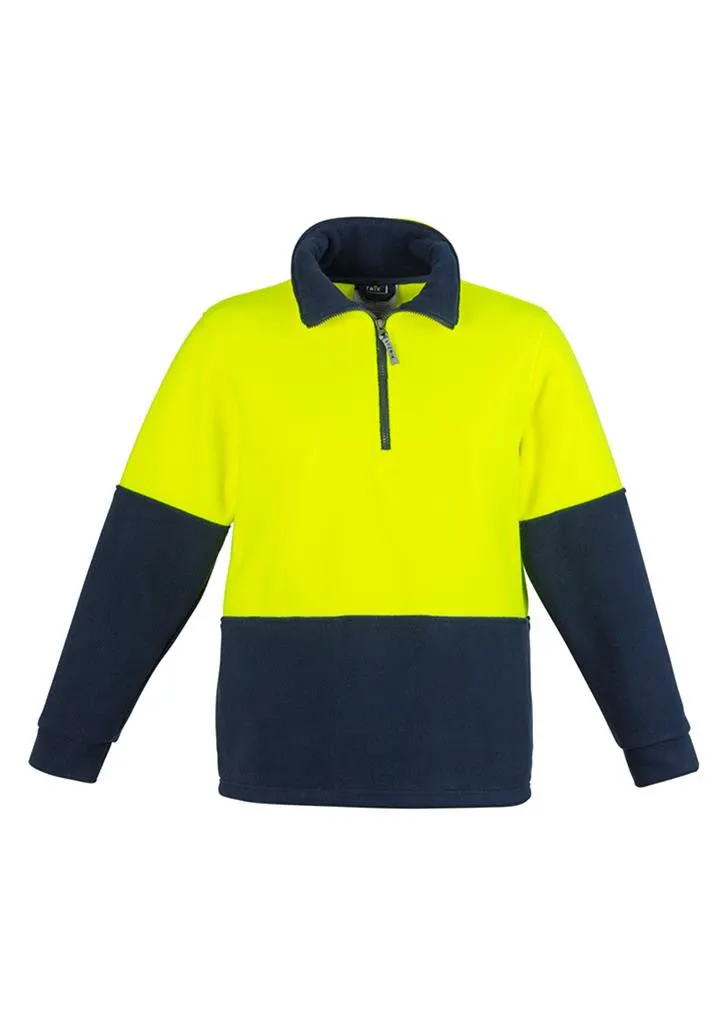 Syzmik Unisex Hi Vis Half Zip Polar Fleece Jumper (ZT460)