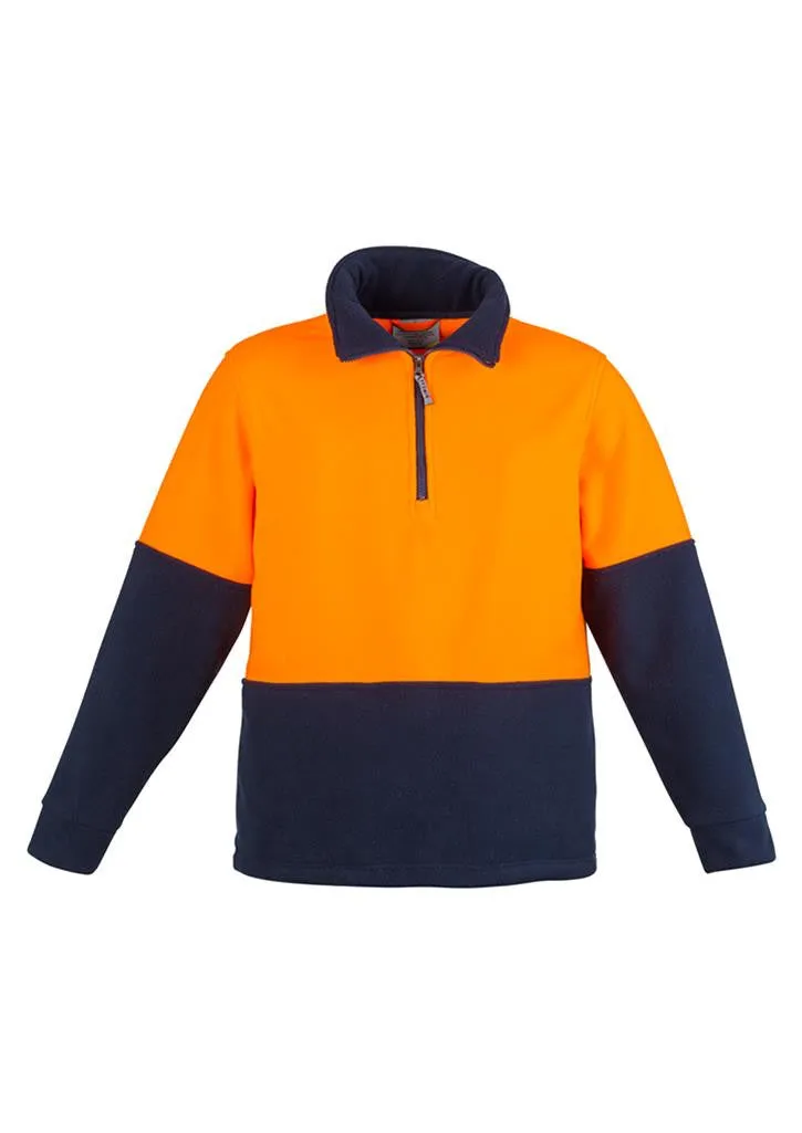 Syzmik Unisex Hi Vis Half Zip Polar Fleece Jumper (ZT460)