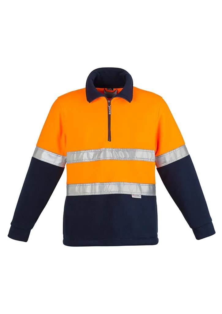 Syzmik Unisex Hi Vis Polar Fleece Jumper - Hoop Taped (ZT461)