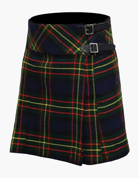 TARTAN SHORT KILT LADIES MACLEREN