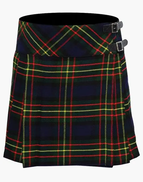 TARTAN SHORT KILT LADIES MACLEREN