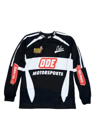 The ODE Power Black & Orange Motocross Jersey