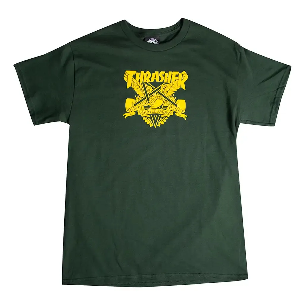 Thrasher x Anti-Hero Eaglegram T-Shirt Forrest Green