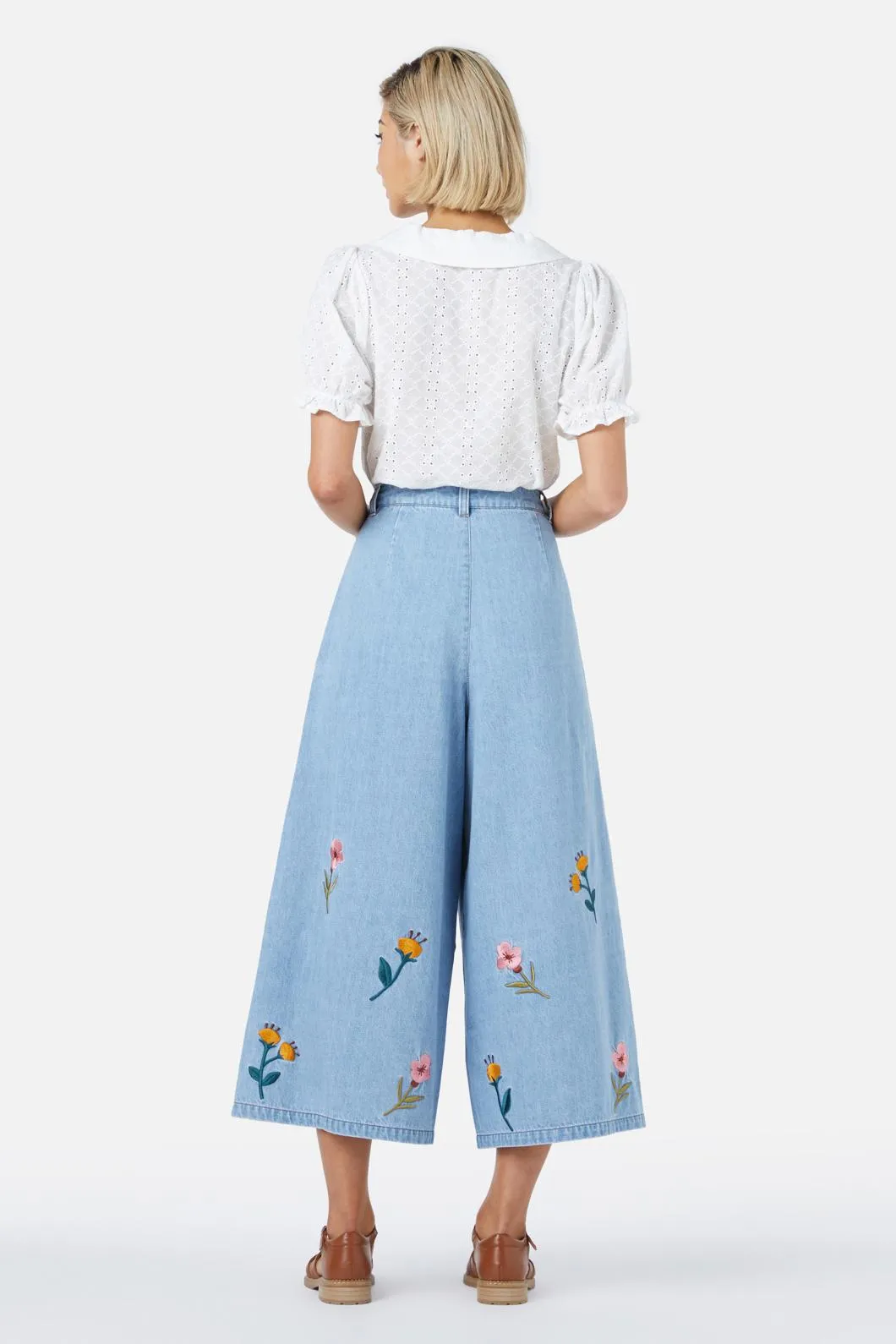 Toni Embroidered Culotte