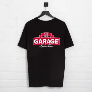 UK Garage Back Print - Tshirt - Black