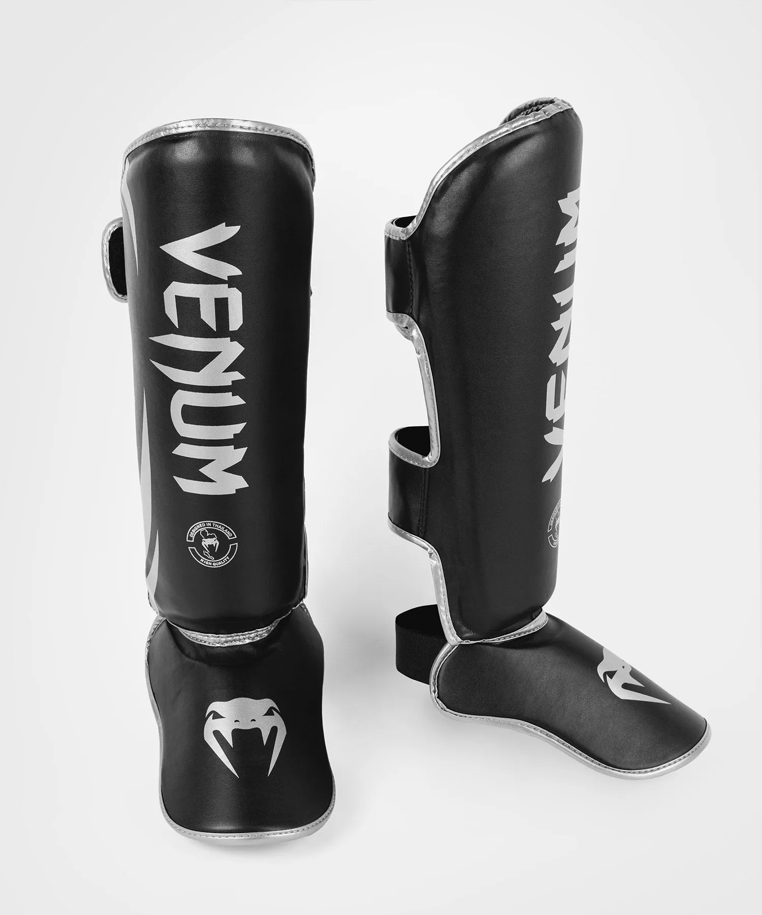 Venum Challenger Standup Shin Guards - Black/Silver