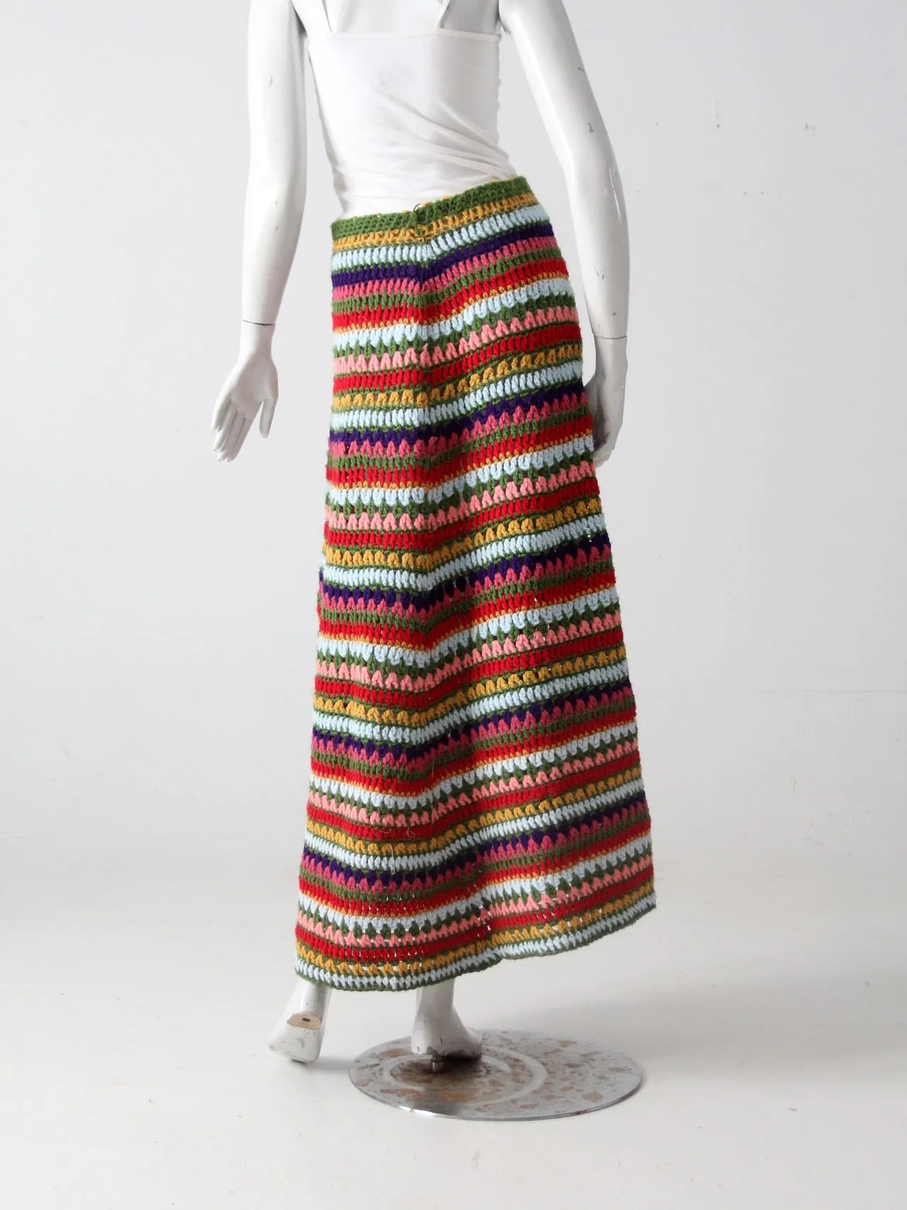 vintage knit maxi skirt