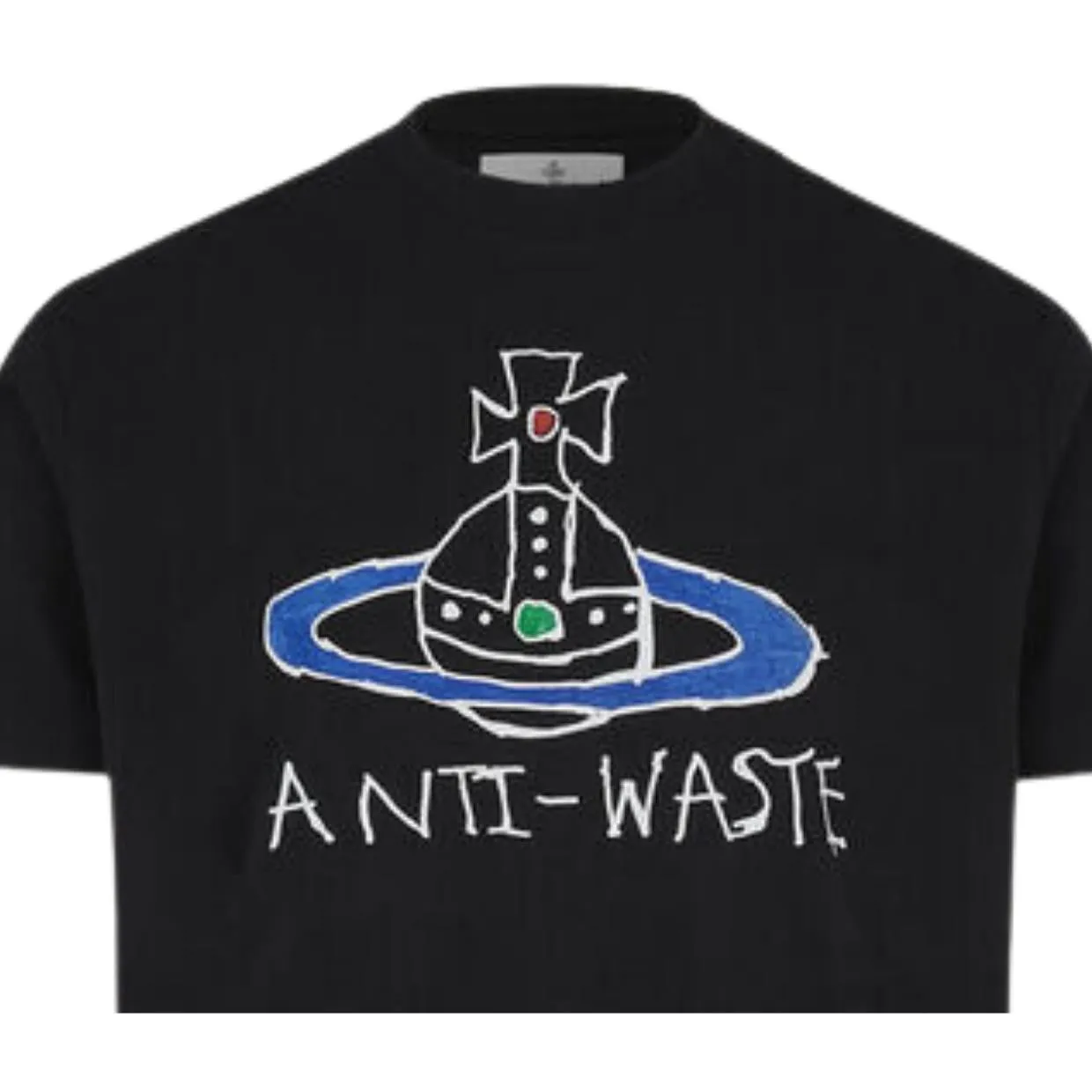 Vivienne Westwood Anti-Waste Classic Black T-Shirt