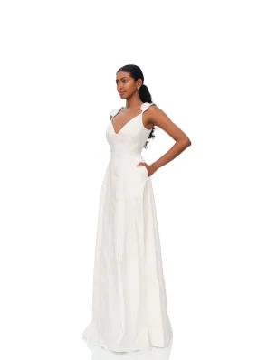 VOLA MAXI DRESS - IVORY