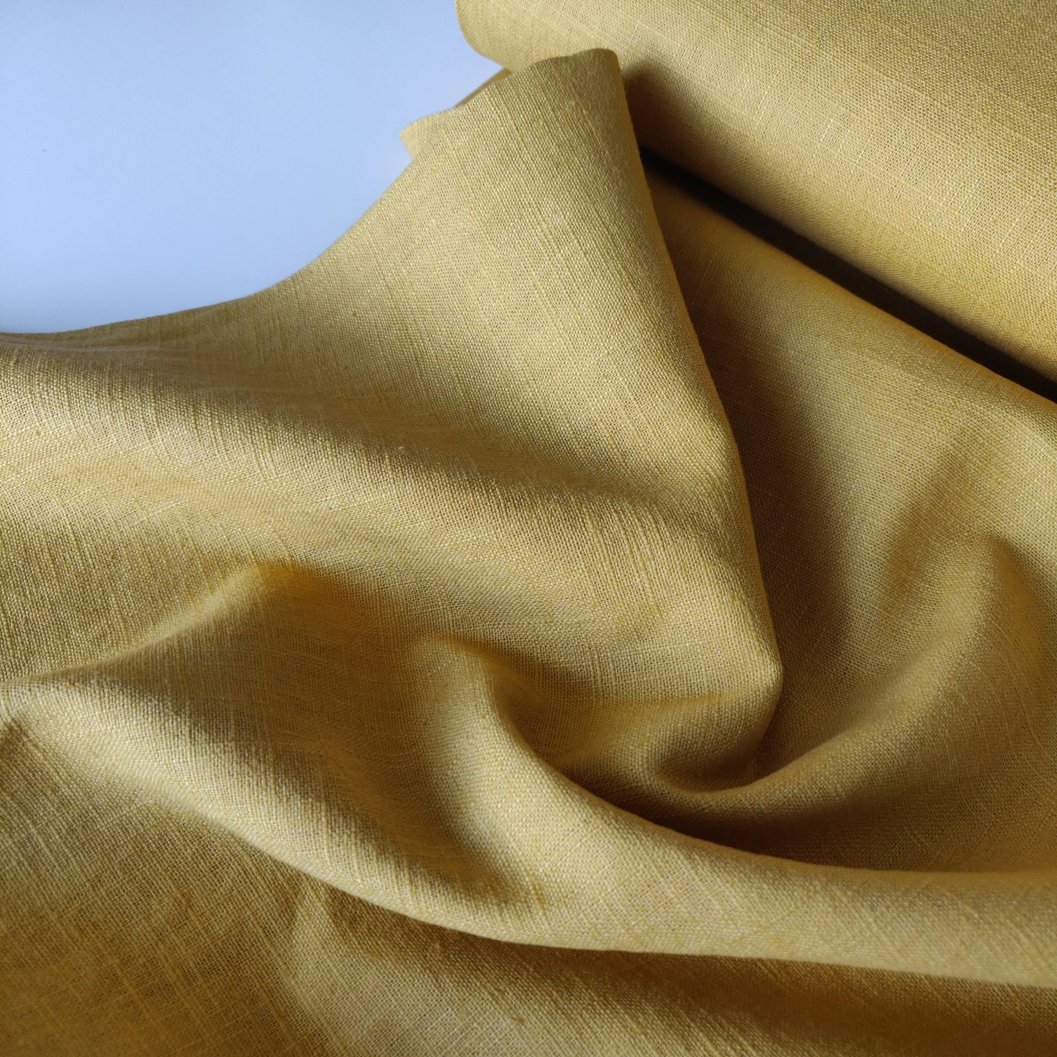 Washed Linen Cotton - Mustard