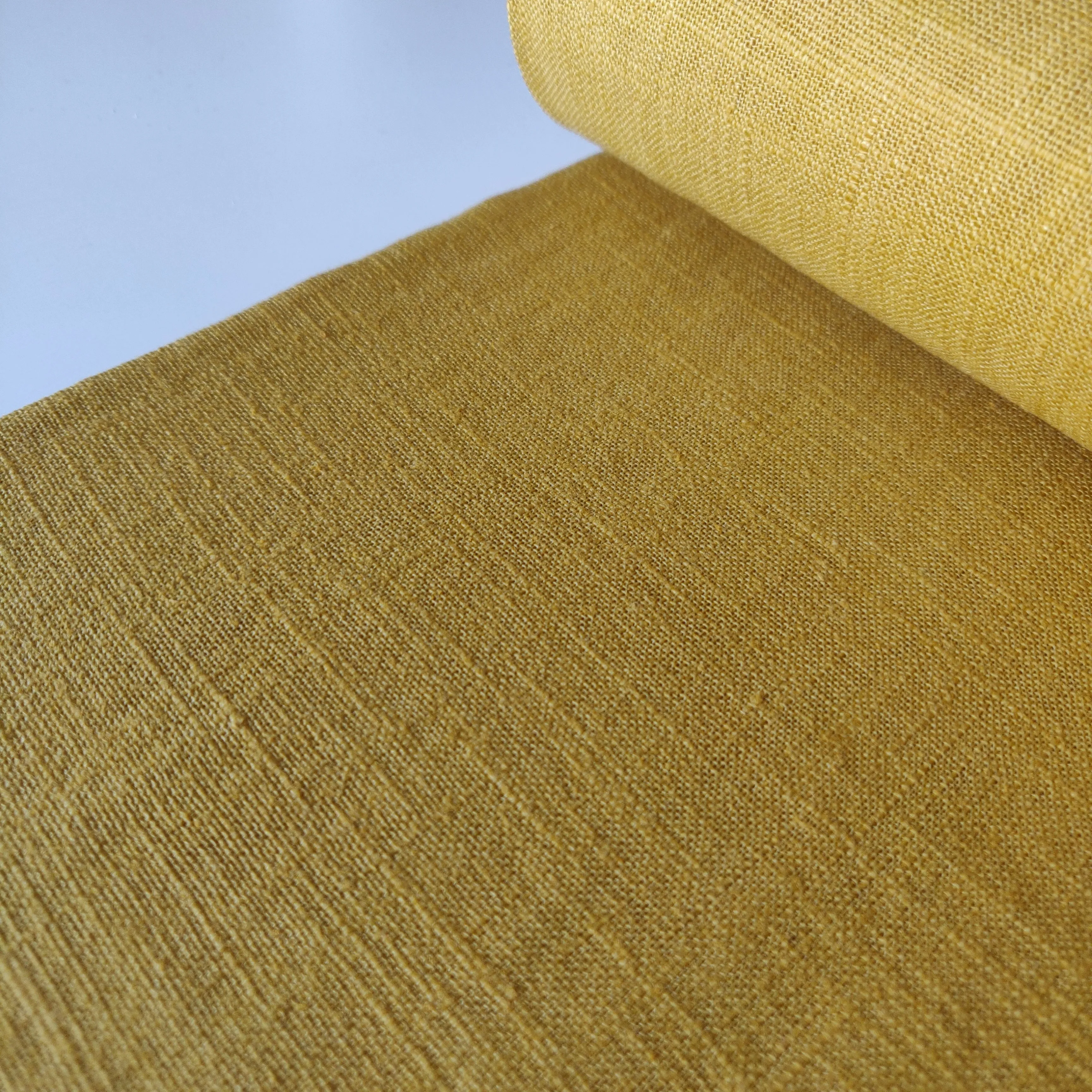 Washed Linen Cotton - Mustard