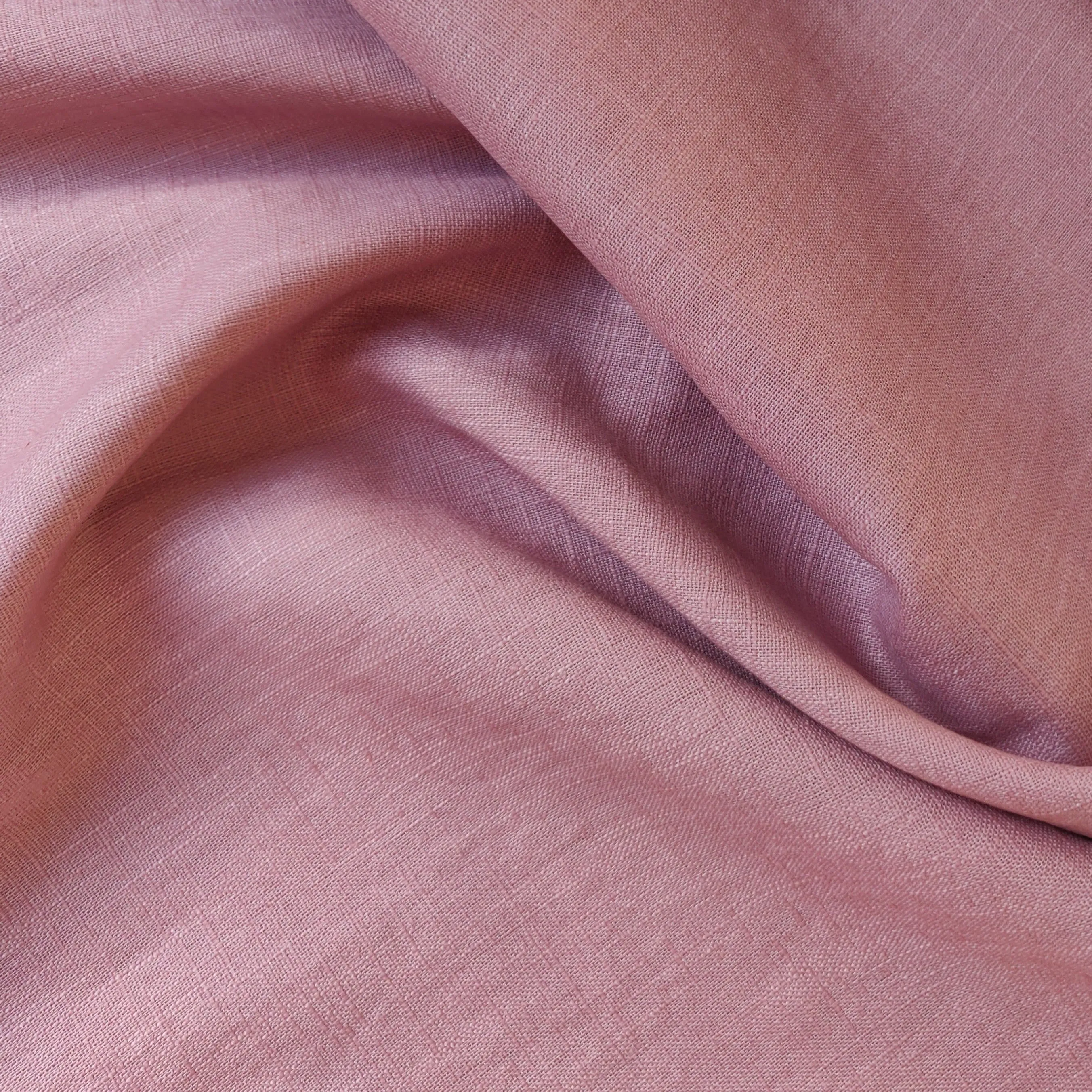 Washed Linen Cotton - Rose Pink