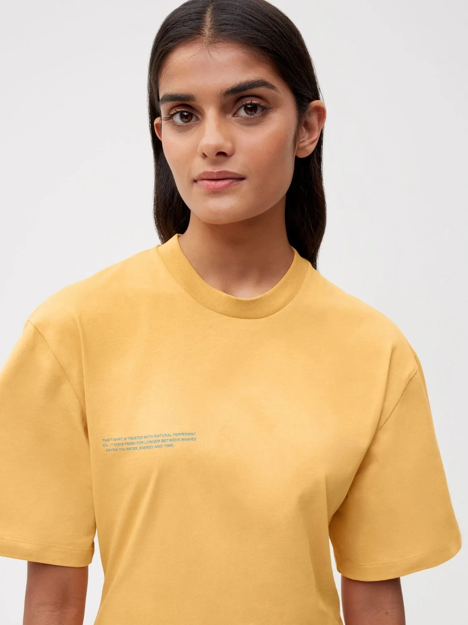 Women's Organic Cotton and PPRMINT™ Wide Sleeve T-shirt—marmalade